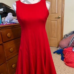 Calvin Klein size 2 petite red dress